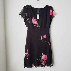 New Tailor B Moss black floral dress